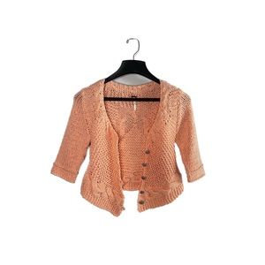 Free people cropped cardigan